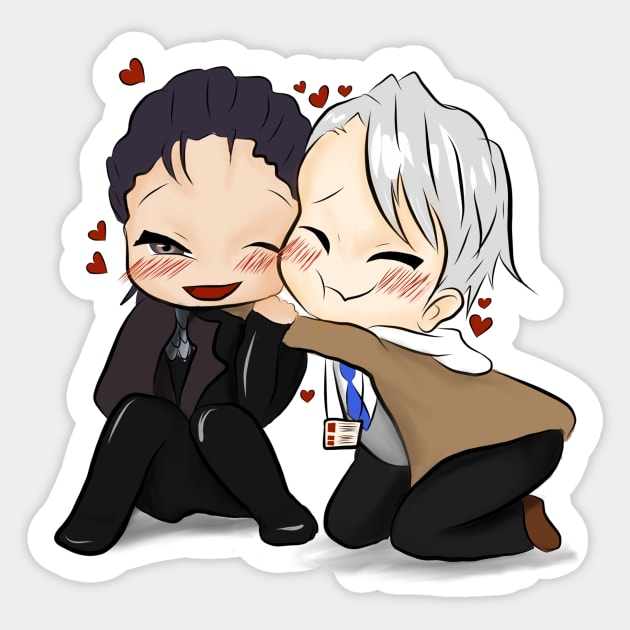 Yuuri on Ice Sticker by juliapm